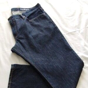 (Men's) GAP Dark Wash "STRAIGHT" Jeans Sz 40 x 30 (30 Inch Inseam)